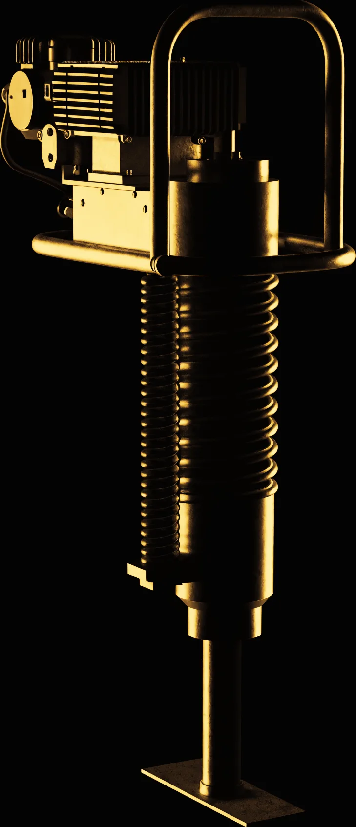 Jumping Jack Tamper — illustration